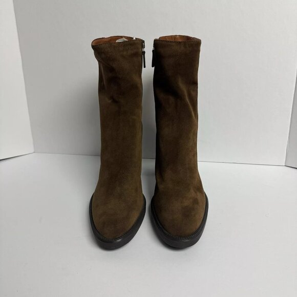 Aquatalia Womens Isla Suede Bootie Chestnut Size 10.5 M - Picture 3 of 6